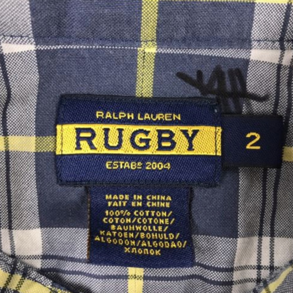 Ralph Lauren Rugby Plaid Long Sleeve Shirt F119 - Picture 3 of 3